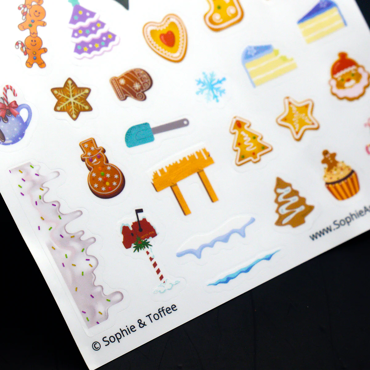 Frosting Christmas Exclusive Stickers 2pcs - Image 3